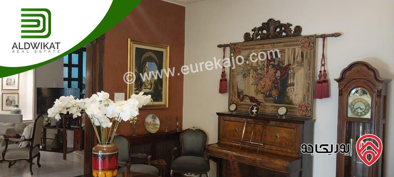 فيلا مستقلة للبيع في عمان - دابوق مساحة البناء 900م ، الارض 1580م ،الحديقة 800م والترس 400م