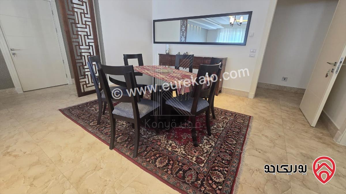 شقة مفروشة فاخرة دوبلكس مساحة 230م داخلي و 60م خارجي للايجار في عمان - الدوار الرابع