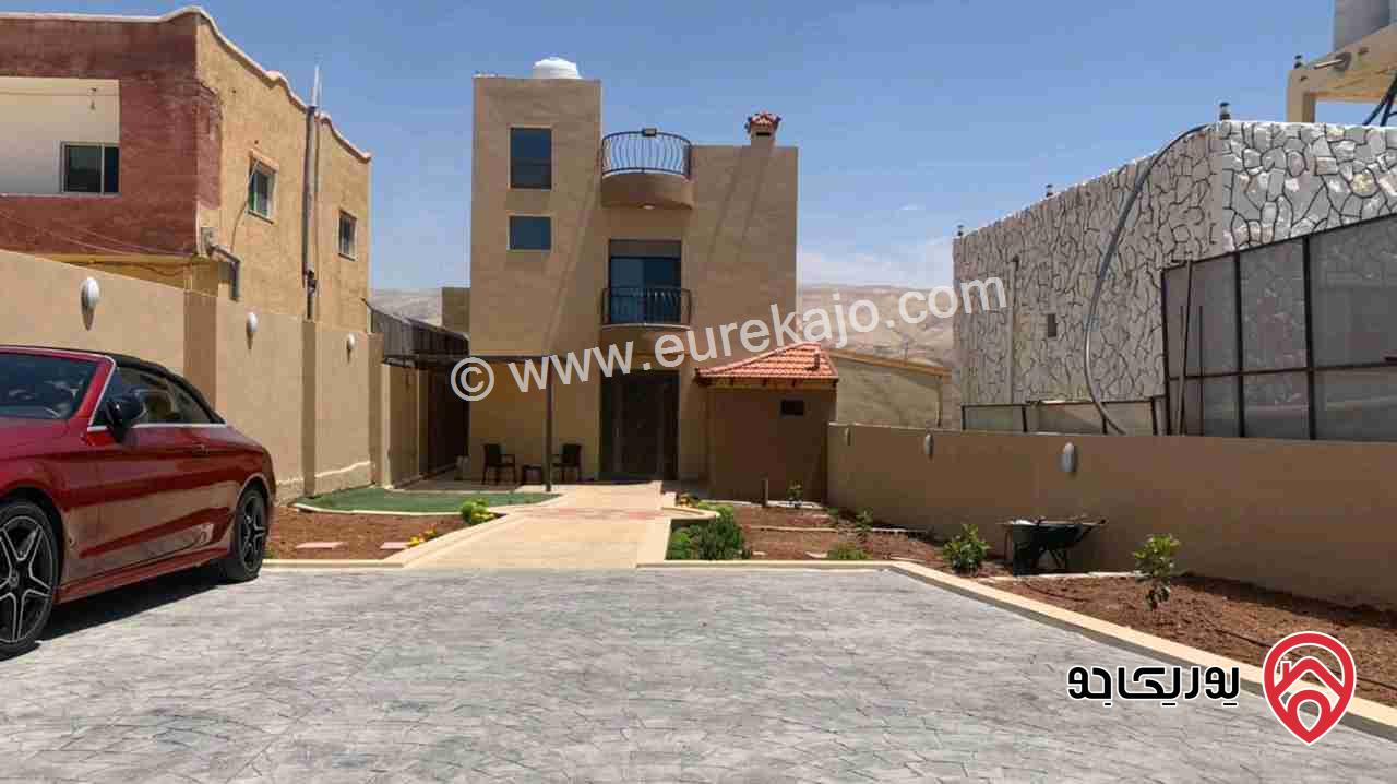 مزرعة مساحة البناء 100م على أرض 4 دونم و 952م للبيع في البحر الميت - الروضة