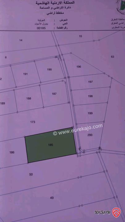 مزرعة نظام شاليه مساحة الأرض 7 دونم والبناء 140م للبيع في المفرق حمامه العموش 
