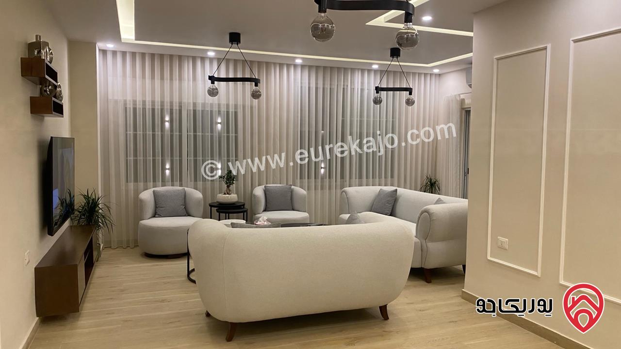 Furnished apartment for rent, 150 square meters, in Amman - Daheyat Al Ameer Rashed Near the Royal Automobile Club