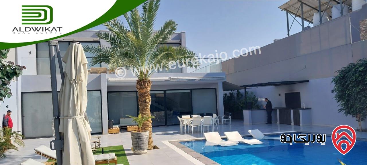 شاليه مساحة البناء 200م ومساحة الارض 660م ومساحة الحديقة 300م للبيع في الغور/منتجع البحيرة البحر الميت 