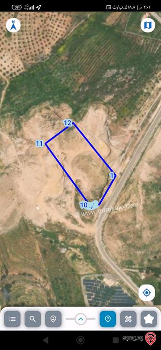 قطع أراضي بمساحات وأسعار مختلفة كما موضحة بالاعلان للبيع في السلط كافة المناطق