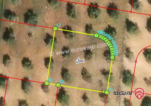 ارض مساحة 571م للبيع في اربد - من اراضي سال ضمن حوض البياض الشرقي 