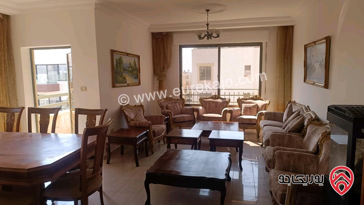 شقة مفروشة مساحة 204م طابق ثالث للإيجار في عمان - عبدون 