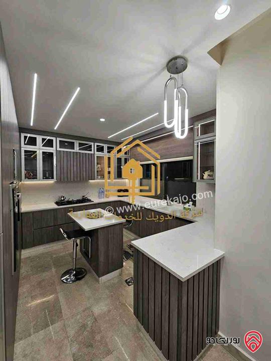 شقة مفروشة فاخرة سوبر ديلوكس مساحة 110م طابق أول للايجار في عمان - دير غبار 