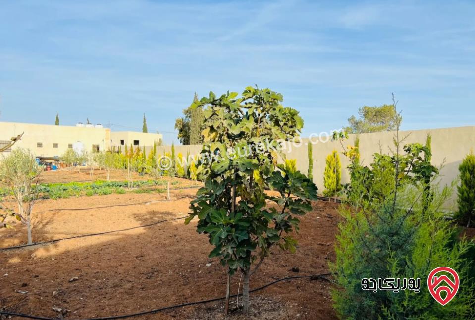 مزرعة مساحة الأرض 4000م والبناء 160م للبيع في عمان - حوارة	