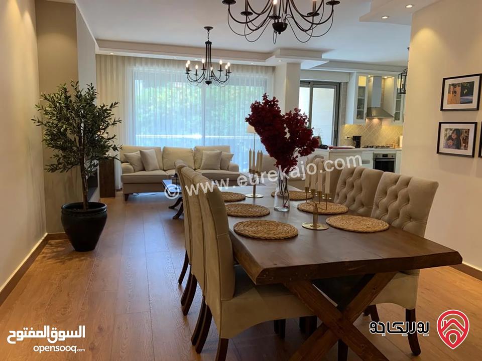 شقة مفروشة فاخرة مساحة 150م للايجار في عمان - عبدون