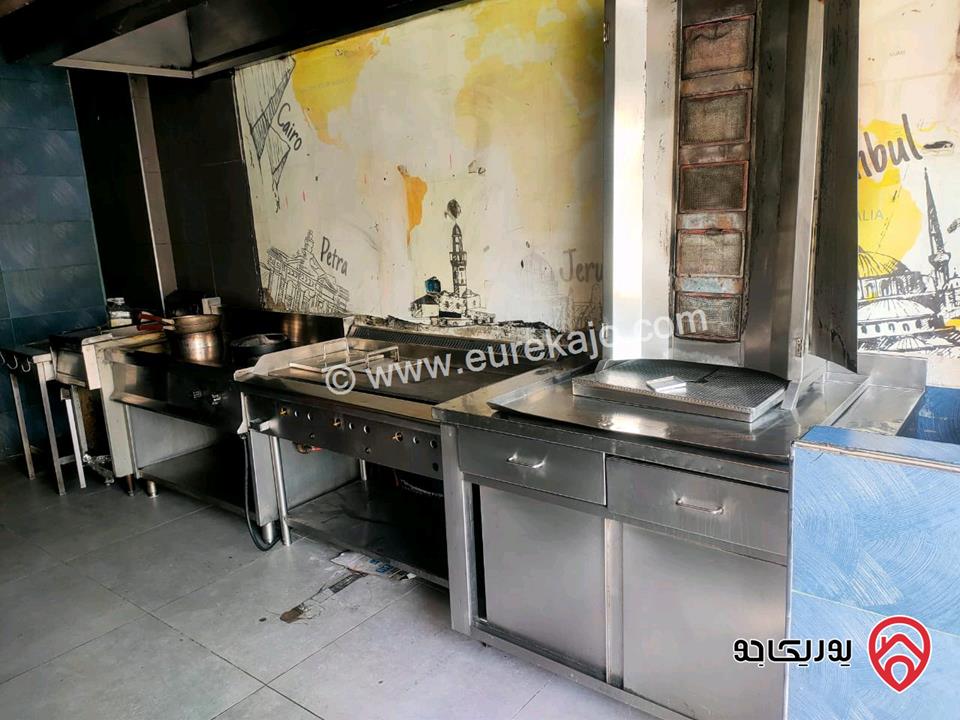 مطعم شاورما مساحة 42م للبيع في عمان - مرج الحمام
