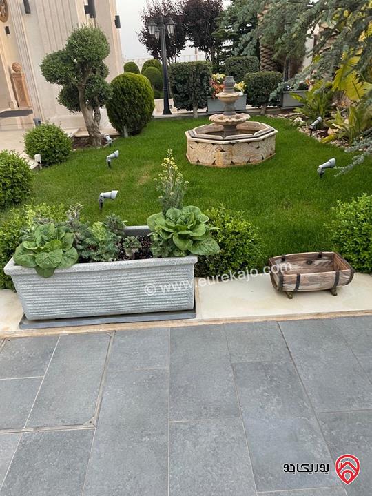 قصر فاخر مساحة البناء 2000م على أرض 2 دونم و 650م للبيع في عمان - دابوق 