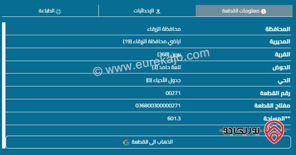 قطعة أرض مساحة 300م للبيع من أصل 600م في بيرين 