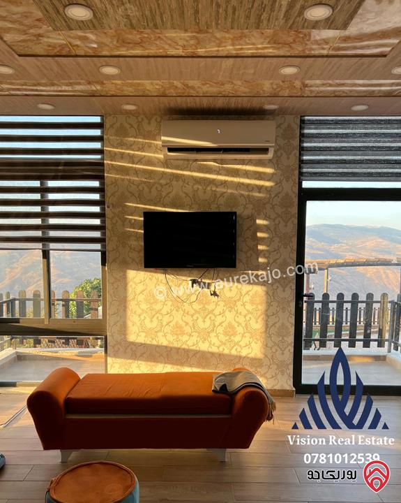 مزرعة مساحة الأرض 4 دونم و البناء 1250م للبيع في السلط - الصبيحي