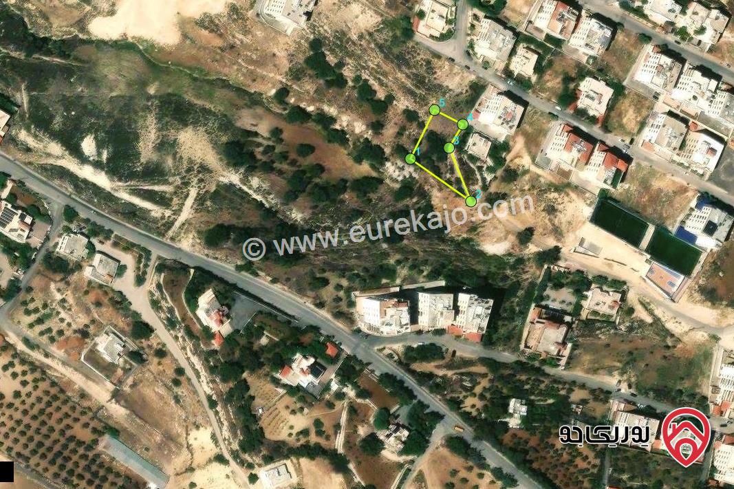 قطعة أرض مساحة 1 دونم و 251م للبيع من أراضي غرب عمان - البحاث - حوض المشبك