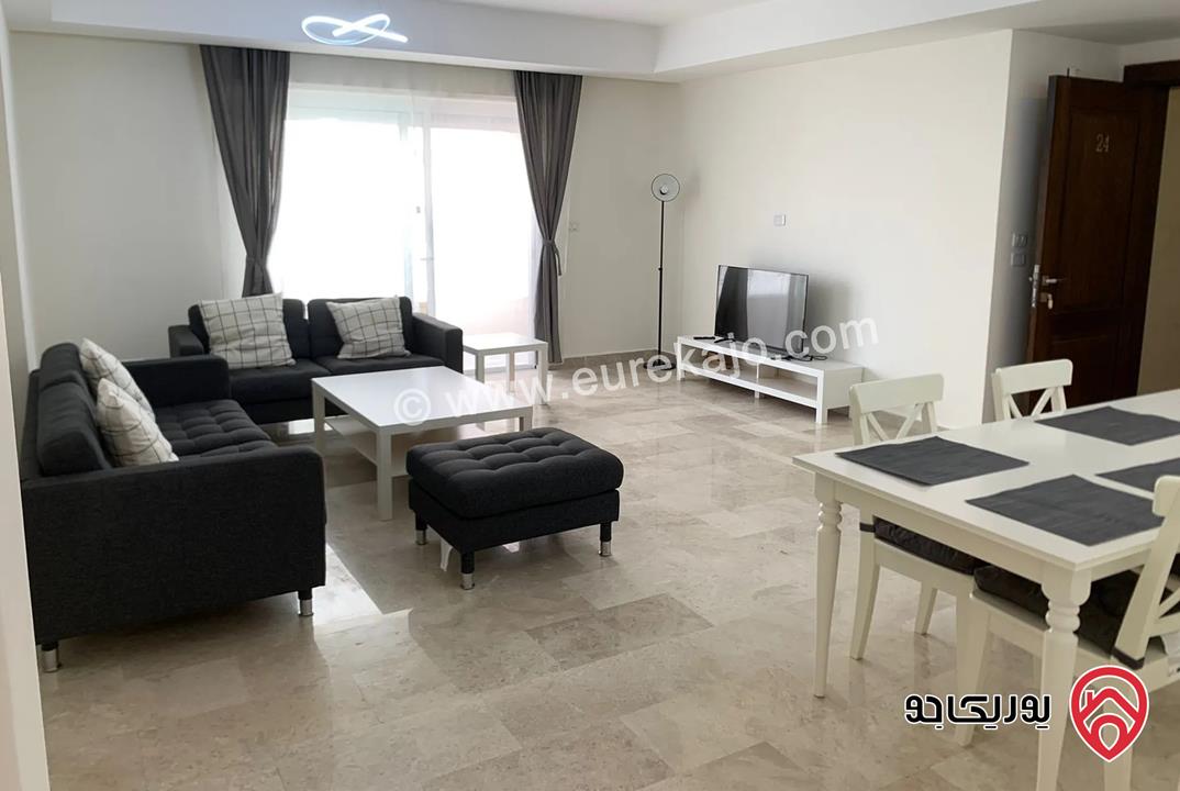 شقة مفروشة طابق أول مساحة 150م للايجار في عمان - الدوار الرابع 