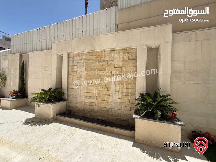 شقة ارضية فخمة مساحة 320م مع حديقة ومسبح 120م للايجار في عمان - عبدون