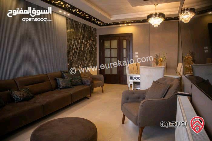 شقة مفروشة مساحة 160م طابق ثالث للايجار مفروشة في عمان - طريق المطار 