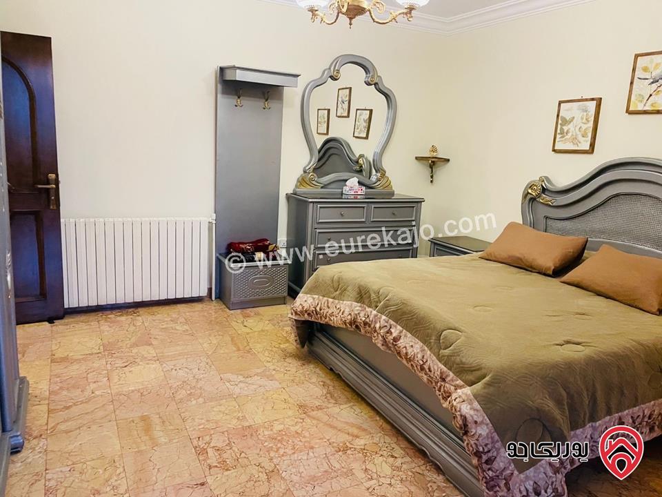 شقة مفروشة طابق اول من فيلا مساحة 150م للايجار مفروشة في عمان - الجبيهة 