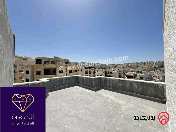 متوفر اخر شقتين ارضية 170م + اخير مع روف دوبلكس 230م لم يسكن للبيع في عمان - الجبيهة