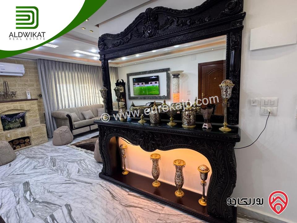 شقة مفروشة للبيع او للايجار في عمان - الصويفية طابق ثالث مساحة 160م ومساحة الترس 10م موقع مميز