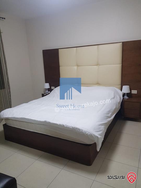 شقة أرضية مفروشة فاخرة للبيع في جبل عمان - مقابل رئاسة الوزراء وقرب فندق عمان ويست 100م مع ترسات 110م بسعر مغري