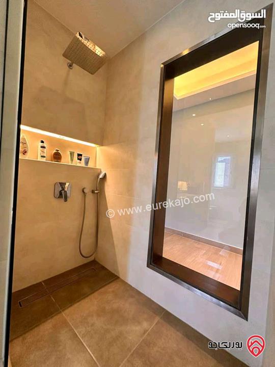 شقة مفروشة مساحة 450م طابق ثالث مع روف للايجار في عمان - طريق المطار 