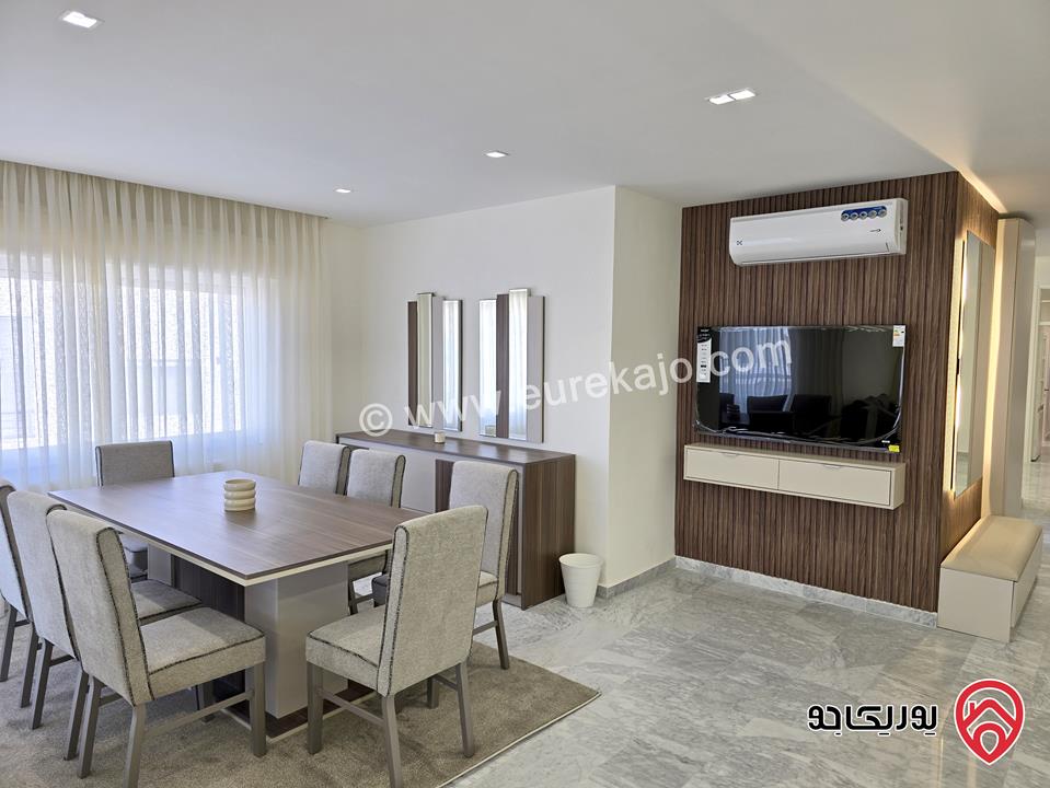 شقة فخمة مفروشة طابق ثالث مساحة 200م للإيجار السنوي في عمان - عبدون الحي الدبلوماسي 