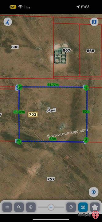 قطعة ارض مساحة 3 دونم و 500م داخل التنظيم للبيع في عمان - الموقر