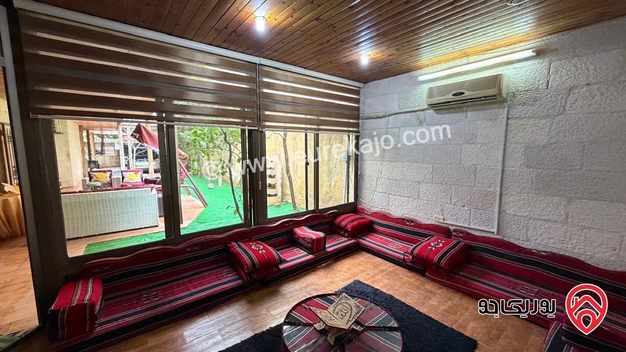 شقة ارضية مساحة 270م داخلي و 50م خارجي للبيع في عمان  - ام السماق