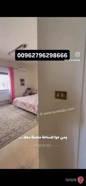 شقة شبه أرضي مساحة 207م داخلي و 220م خارجي للبيع في عمان - ضاحية الرشيد