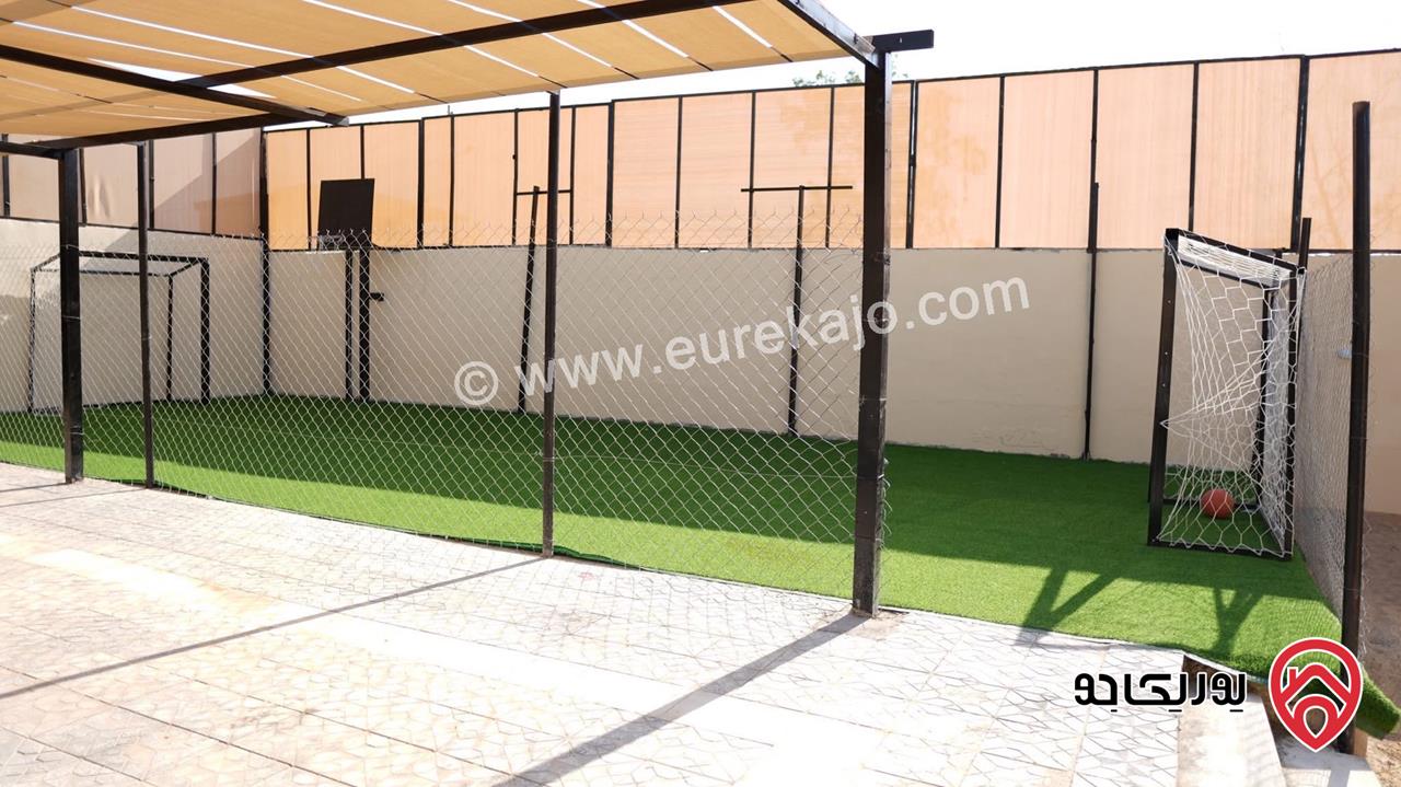 شاليه على مساحة 1 دونم مع مسبح كبير ومسبح للاطفال للبيع في البحر الميت - الشونة الجنوبية