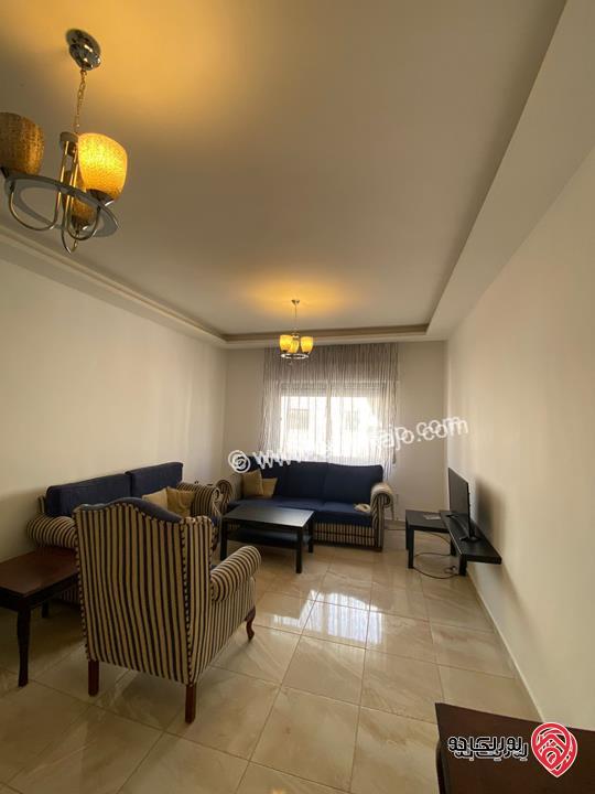 شقة مفروشة مساحة 127م طابق اول للايجار سنوي فقط في عمان - مرج الحمام 