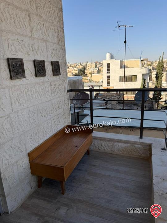 شقة مفروشة طابق ثاني مساحة 123م للايجار في عمان - جبل اللويبدة