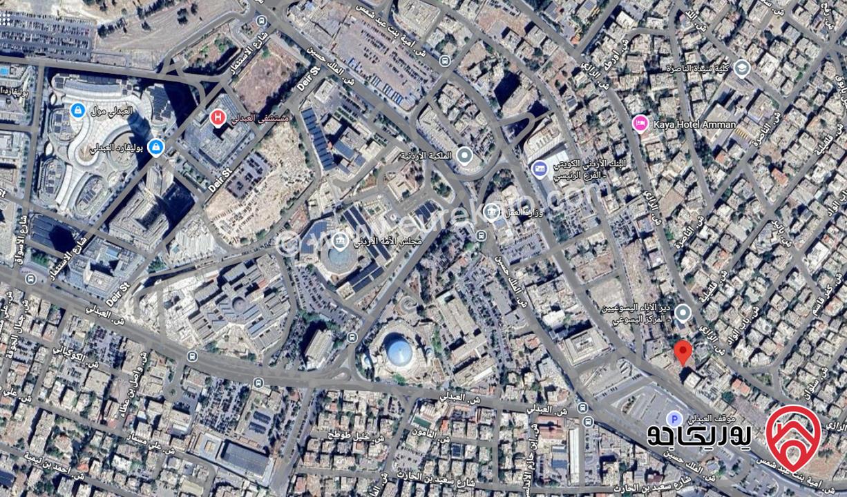 قطعة ارض تجاري مساحة 1161م للبيع في عمان - العبدلي