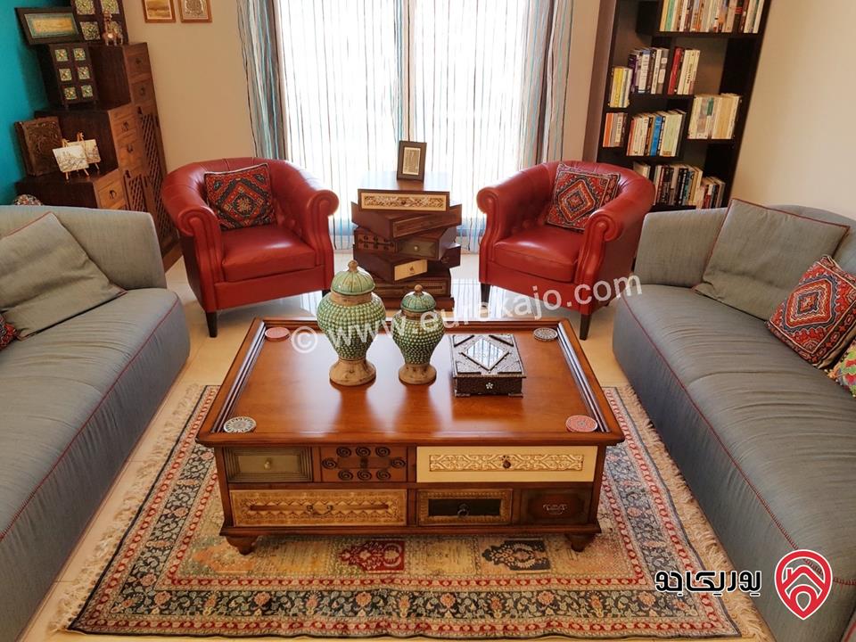 شقة مفروشة طابق ثالث مساحة 185م للايجار في عمان - ضاحية النخيل 