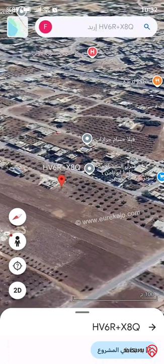 قطعة أرض مساحة 457م للبيع في اربد - بشرى