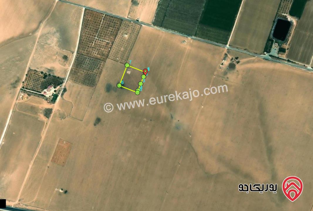 ارض مساحة 5 دونم و 68م للبيع من أراضي جنوب عمان أم رمانه 