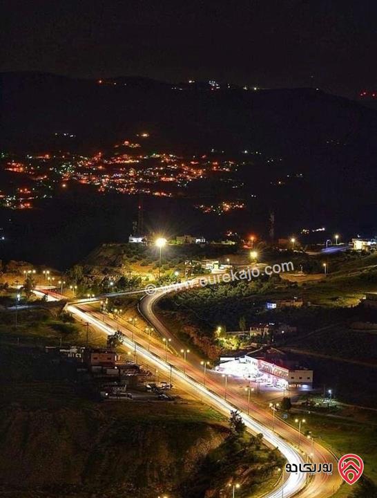 قطعة ارض تصلح لبناء شاليه مساحة 1 دونم و 483م للبيع في جرش