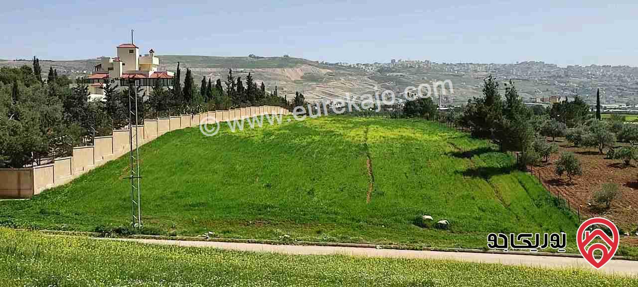 قطعة أرض مساحة 4 دونم و 22م للبيع في موبص قرب شارع الأردن