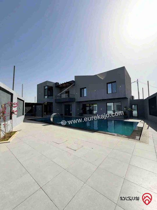 شاليه مساحة 280م على أرض 475م للبيع في البحر الميت - الرامة