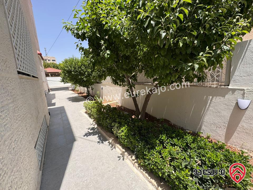 فيلا مستقلة للايجار في عمان - ام السماق مساحة الارض 500م البناء 450و الحديقة 200م والترس 200م