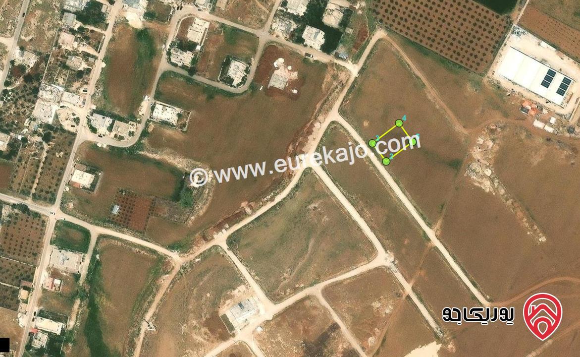 ارض مساحة 844م للبيع من أراضي جنوب عمان اللبن - حنو الرجم