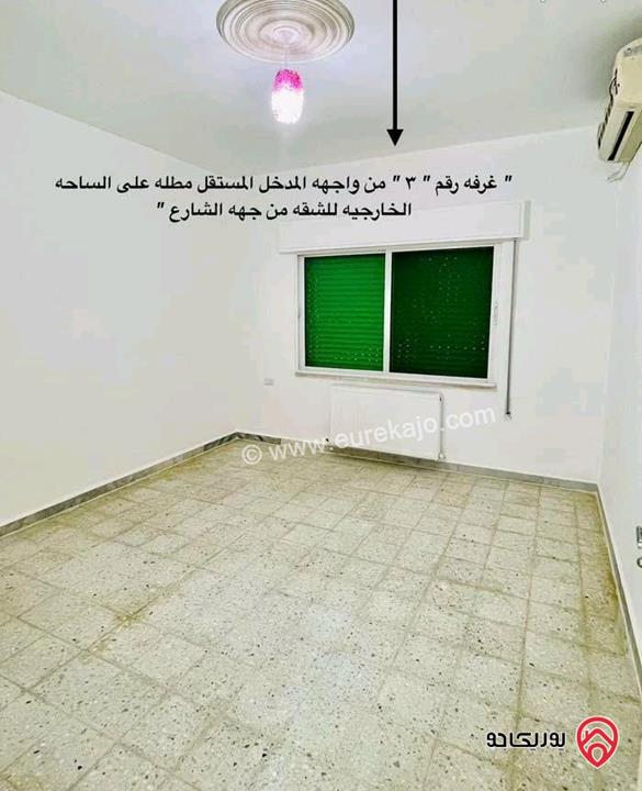 شقة فارغة طابق أرضي للايجار مساحة 160م للايجار  في عمان - خلدا