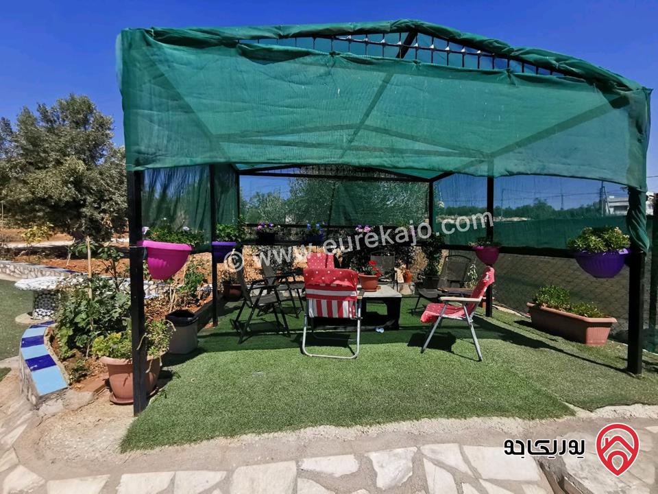 مزرعة مساحة الأرض 4 دونم و 500م والبناء 150م للبيع في المفرق - رحاب