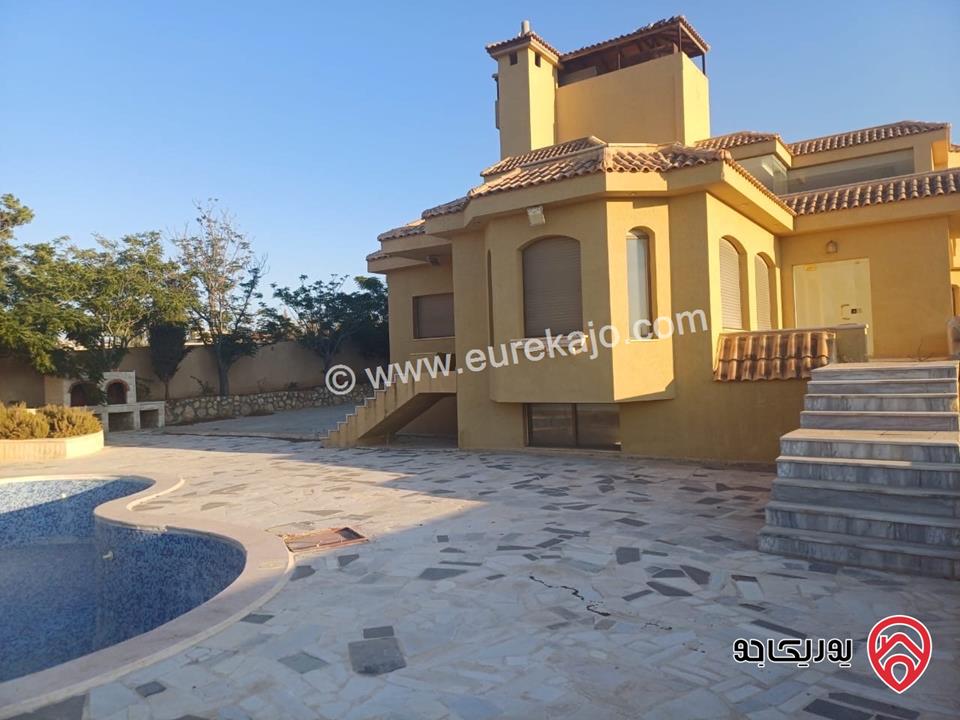 مزرعة مساحة الأرض 4 دونم و 811م والبناء 500م للبيع في البلقاء - تل الرمان