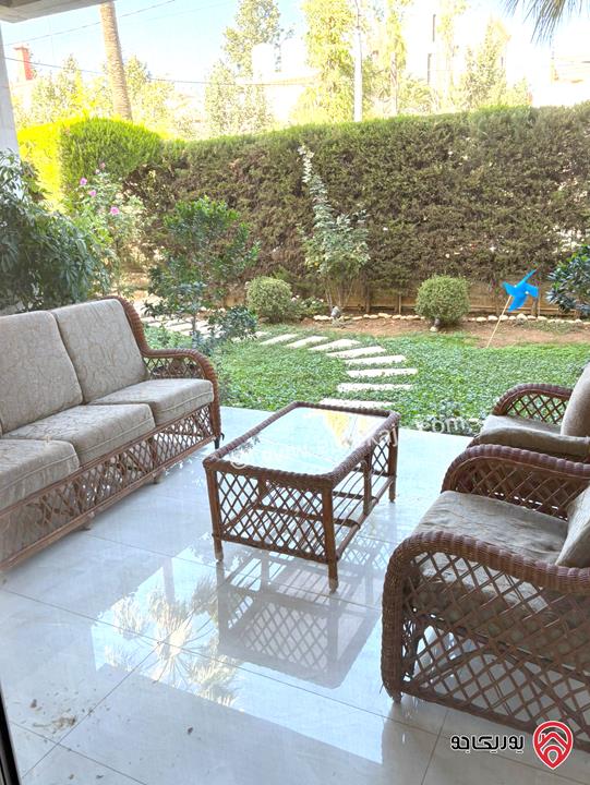 شقة طابقية ارضية مساحة 355م مع حديقة 500م للبيع في عمان - الشميساني