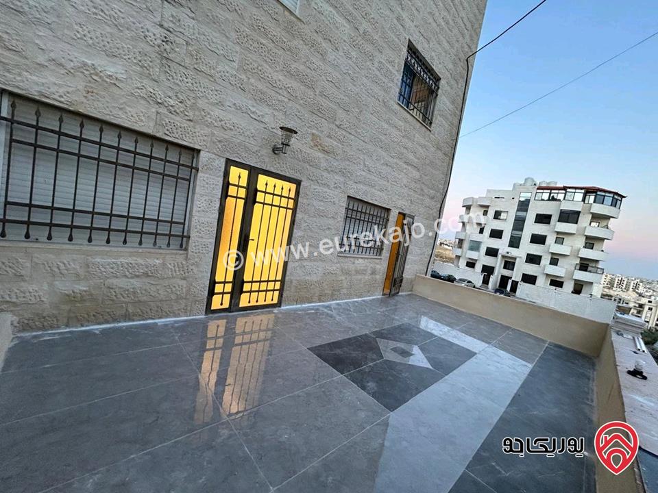 شقة فارغة طابق أرضي مساحة 125م للبيع في عمان - البنيات مع ترس ومدخل خاص 