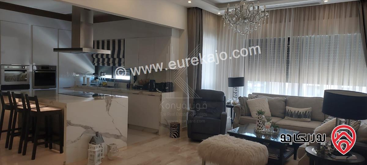 شقة مفروشة فاخرة مساحة 140م طابق ثاني للايجار في عمان - دير غبار