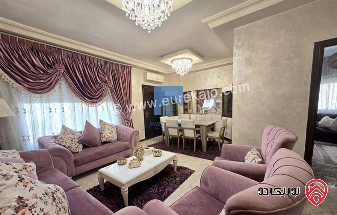 شقة أرضية فاخرة للبيع في عمان - خلدا 130م مع ترس 30م تشطيب سوبر ديلوكس بسعر مغري