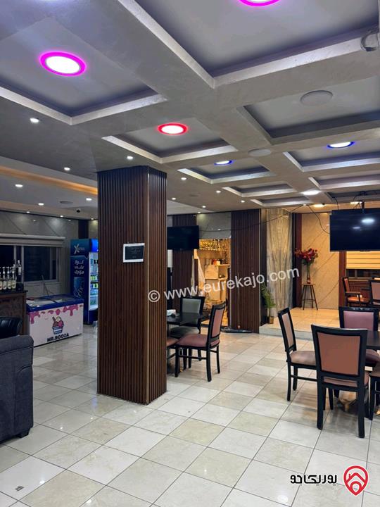 مقهى مساحة 250م طابق ثاني للبيع في عمان - الجبيهة شارع الجامعة الاردنية