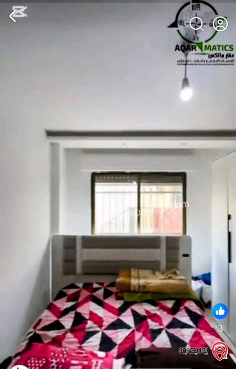 شقة شبه ارضية مساحة 135م داخلي و 90م خارجي للبيع في عمان - الجبيهة حي المنصور